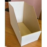 Гофрокороб Шоу-бокс 400х200х300 мм, бел., гофрокарт. Т22, 25 шт/кор 25 шт/упак РОССИЯ Г04221