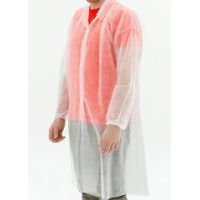 Халат р-р 50-52 [XL], 20 гр/м2, бел., нетк. мат-л СМС, 10 шт/упак 10 упак/кор КИТАЙ 25UNT095LC/095-1995