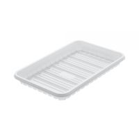 Лоток пищевой 229х150х23,3 мм, серия №3, бел., ПП, 100 шт/кор "Upax-Unity" 100 шт/упак РОССИЯ 1000г бел.