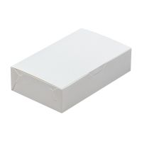 Коробка для кондит. изделий 240х150х60 мм, без окна, неразъем.крышка, бел., карт., 25 шт/упак "Forgenika" Simple White 250 шт/кор РОССИЯ SIMPLE W 240*150*60 FL