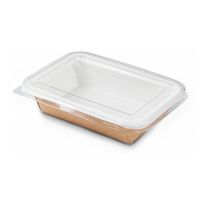 Крышка к контейнеру под запайку [234х183 мм], прозр., ПЭТ, 50 шт/упак "OSQ" Eco Sealpack 1000 400 шт/кор РОССИЯ ECO Sealpack 1000