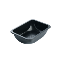 Контейнер под запайку 840 мл, 1-секц. 187х137х50 мм, серия Фреш, черн., ПП, 40 шт/упак "Upax-Unity" 480 шт/кор РОССИЯ 187_137_50 мм чер.фреш