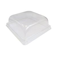 Крышка к контейнеру купол. 163х163х56 мм, прозр., ПЭТ, 50 шт/упак "OSQ" LidSmartPack 800 200 шт/кор РОССИЯ Lid SmartPack 800 купольная