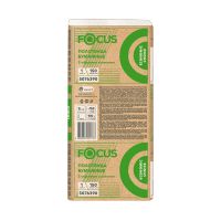 Полотенца бумажные для диспенсеров 240х215 мм 1-сл. Z-сложен., бел., 150 лист/упак "Focus" Economic 30 упак/кор РОССИЯ 5076390