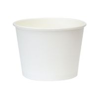 Одноразовый контейнер (салатник) с круглым дном, D - 135 мм, 900 мл, белый