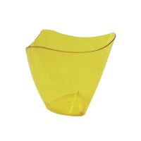 Форма для фуршетов 120 мл 79х77х67 мм, диз. "Кимоно", желт., ПС, 25 шт/упак "Buffet" 400 шт/кор РОССИЯ 1050