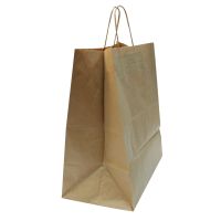 Пакет [350+150]х450 мм с круч. ручками, крафт, бум., 250 шт/кор 250 шт/упак РОССИЯ KR-01-70-351545