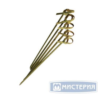Пика 100 мм, диз. "Узелок", беж., бамбук, 100 шт/упак 40 упак/кор КИТАЙ 440-702