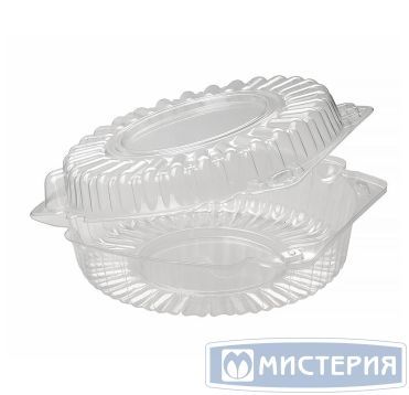 Упаковка для торта [неразъем.] d230хh88[d210хh76] мм, прозр., ОПС, 200 шт/кор "Протэк" РОССИЯ ИП-52С "А"