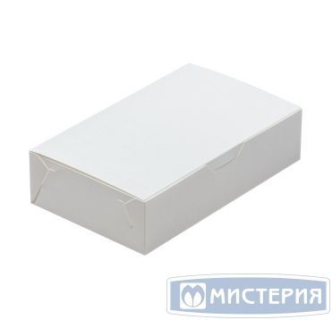Коробка для кондит. изделий 240х150х60 мм, без окна, неразъем.крышка, бел., карт., 25 шт/упак "Forgenika" Simple White 250 шт/кор РОССИЯ SIMPLE W 240*150*60 FL
