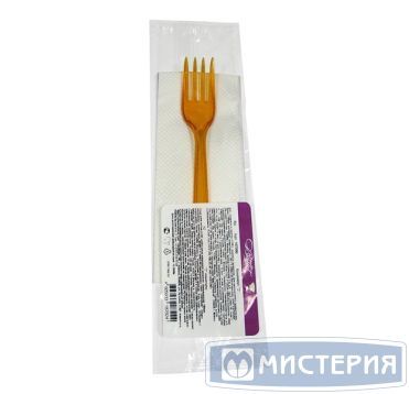 Комплект столовых приборов №2 [вил. Кристалл 180 мм, цвет в ассорт., ПС+ салф.], 50 шт/кор "Buffet" РОССИЯ