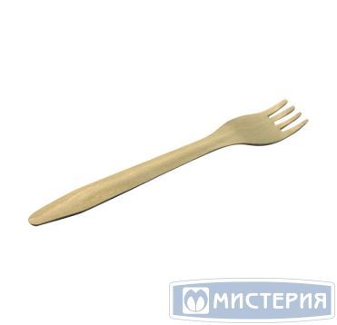 Вилка 160мм, дерево, 100 штук в упаковке, 25 в коробке
