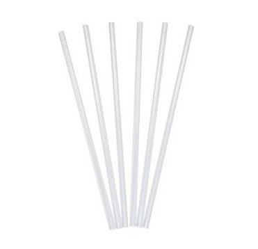 Трубочки для коктейлей 250 мм, d10 мм, прозр., пласт. прямые в инд. упаковке, 250 шт/упак 9 упак/кор БЕЛАРУСЬ