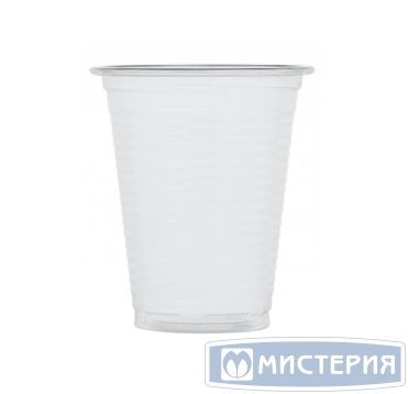 Стакан одноразовый 100 мл для холодных напитков, d 60мм, h 70мм, прозрачный, ПЭТ