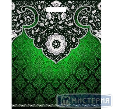 Пакет (мешок) с прорубной ручкой ПВД 450х380мм, 60мкм, "Восточные сказки NEW"