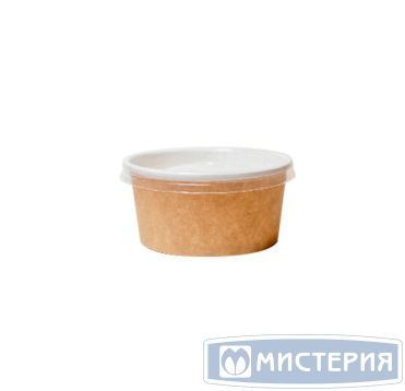 Крышка к контейнеру d114хh4 мм, прозр., ПП, 50 шт/упак 500 шт/кор РОССИЯ LH2PP/114