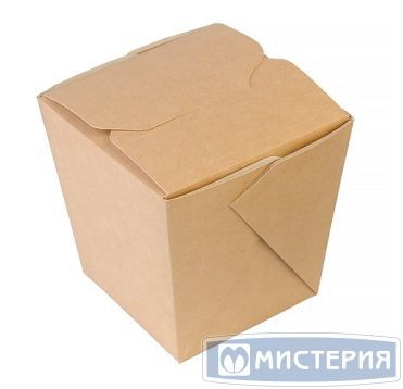 Коробка для лапши 460 мл, 90х70х90 мм, крафт, карт., 40 шт/упак "OSQ" Noodles 480 шт/кор РОССИЯ OSQ NOODLES M