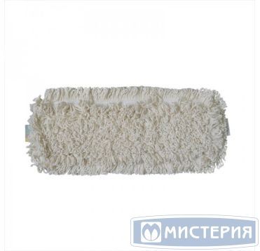 Моп плоский 400х140 мм, ухо+карман, бел., х/б "A-VM" 25 шт/кор РОССИЯ CN3035