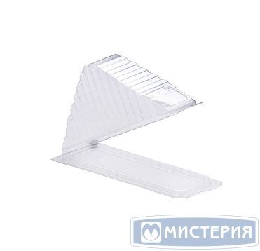 Упаковка для бутербродов, 0.34л, треугольная, 188х69х80мм, прозрачная