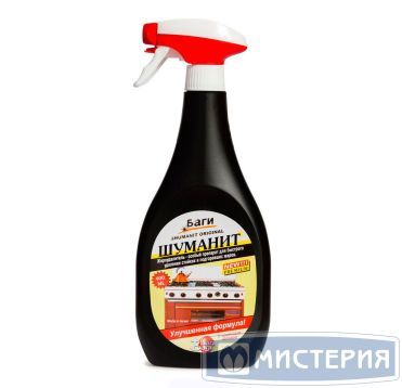 Средство для очистки кухонных плит "Bagi" Шуманит Жироудалитель, триггер, 400 мл 12 шт/кор ИЗРАИЛЬ -