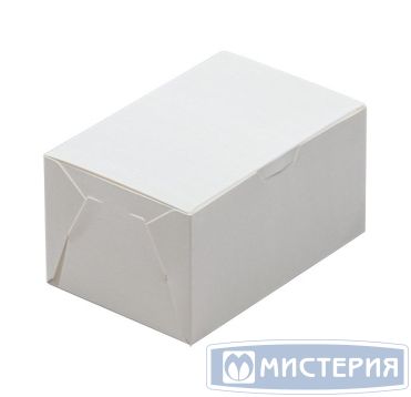 Коробка для кондит. изделий 150х100х80 мм, без окна, неразъем.крышка, бел., карт., 25 шт/упак "Forgenika" Simple White 250 шт/кор РОССИЯ SIMPLE W 150*100*80