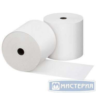 Чековая лента 80мм х 80м, d12 мм, бел., термобум 30 рул/кор РОССИЯ Термо (30)