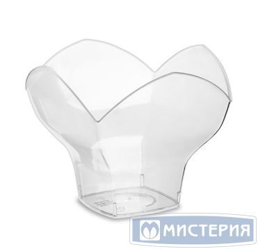 Форма для фуршетов 70 мл 65х65х45 мм, диз. "Тюльпан", прозр., ПС, 45 шт/упак "Metro Professional" 1 125 шт/кор РОССИЯ 5021