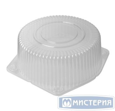 Упаковка для торта [крышка] d227хh84[d213хh75] мм, прозр., ОПС, 250 шт/кор "Комус" 250 шт/упак РОССИЯ Т-205 К (М-1) СТАНДАРТ