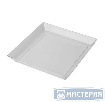 Форма для фуршетов 130 мл 130х130х10 мм, диз. "Square", прозр., ПС, 12 шт/упак "Buffet" 192 шт/кор РОССИЯ 5022