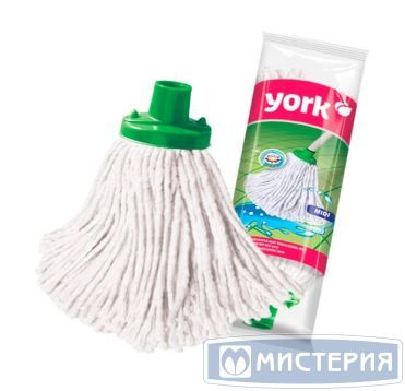 Моп веревочный Midi, бел., х/б "York" 30 шт/кор КИТАЙ 073030