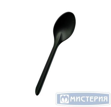 Ложка одноразовая 125 мм, черн., ПП, 1 000 шт РОССИЯ 4034