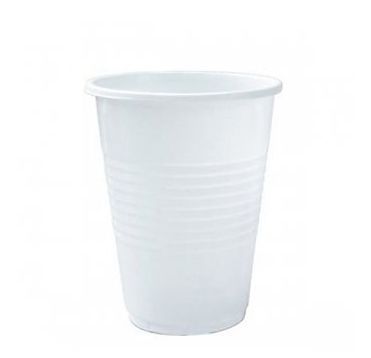 Стакан одноразовый 200 мл, бел., ПП, 100 шт/упак 4 000 шт/кор РОССИЯ