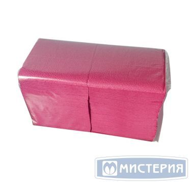 Салфетки 240х240 мм 1-сл., бордо, бум., 400 шт/упак 18 упак/кор РОССИЯ