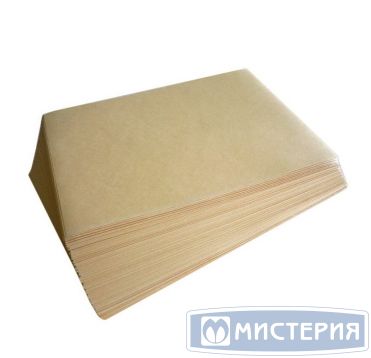 Подпергамент в листах 395х395 мм, 52 гр/м2, коричн., бум., 863 лист/упак 1 упак/кор РОССИЯ - 7 кг-уп