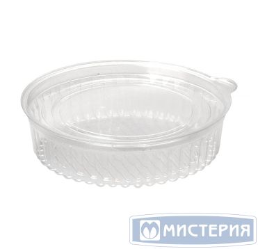 Контейнер 250 мл 1-секц. d132хh34 мм, без крышки, прозр., ОПС, 500 шт/кор "Протэк" 500 шт/упак РОССИЯ ИПК-250 АВ/ИПК-250Д ЭК