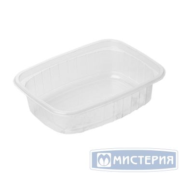 Контейнер 125 мл 1-секц. 108х82х22 мм, серия 108, без крышки, прозр., ПП, 100 шт/упак "Clarity" 1 000 шт/кор РОССИЯ 108-125
