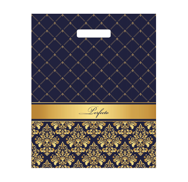 Пакет 300х370 мм, 90 мкм с проруб. ручками, диз. "Перфекто Вензель", ПВД, 25 шт/упак "Тикопластик" 400 шт/кор РОССИЯ н00129758