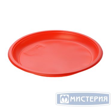 Тарелка d 205мм, красная, 100 штук
