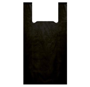 Пакет "Майка" [280+140]х500 мм 12 мкм, черн., ПНД, 100 шт/упак 30 упак/кор РОССИЯ