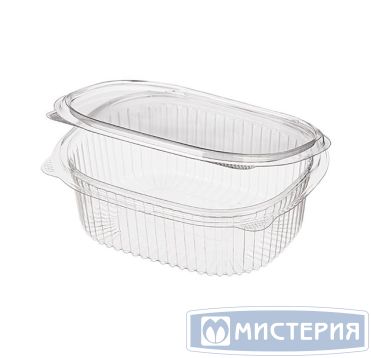 Контейнер 500 мл, овальный, 130х159х56мм, прозрачный