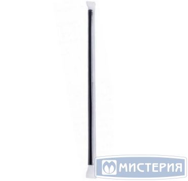 Трубочки для коктейлей 250 мм, d12 мм, черн., пласт. прямые в инд. упаковке, 250 шт/упак 5 упак/кор БЕЛАРУСЬ
