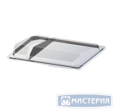 Крышка к контейнеру для суши "Витрина" 220х148х50 мм, прозр., ОПС, 540 шт/кор "Kado-Prim" 540 шт/упак РОССИЯ КД-011 К высокая