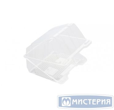 Упаковка прямоуг., 161.8х147.2х49.24мм, с неразъемной крышкой, прозрачн., витрина, ПЭТ