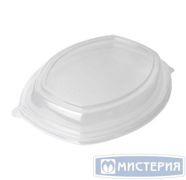 Крышка к контейнеру купол. овал 257х202х37 мм, прозр., ПП, 30 шт/упак "ПолиЭр" 300 шт/кор РОССИЯ К-257 крышка