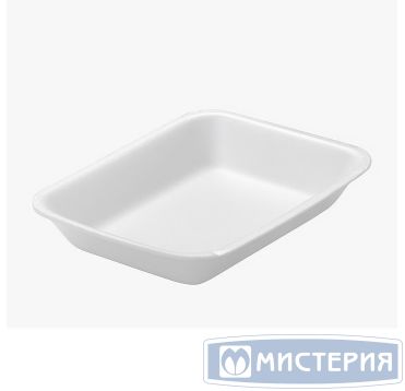 Лоток пищевой 178х135х20 мм, бел., ВПС, 300 шт/кор "Протэк" 300 шт/упак РОССИЯ С-21 "А"