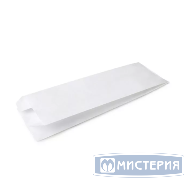 Пакет пищевой [100+60]х300 мм без руч., без окна, бел., бум., 1300 шт/кор 1 300 шт/упак РОССИЯ VD-ОДП-40-100630