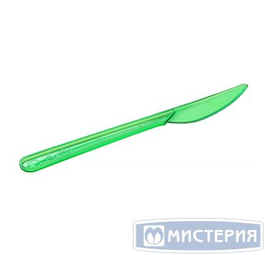 Нож одноразовый 180 мм, салат., ПС, 10 шт/упак "Buffet" 500 шт/кор РОССИЯ 188255б/