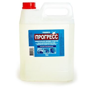 Универсальное моющее средство "Прогресс", концентрат, канистра, 5000 мл 3 шт/кор РОССИЯ М-08-1к