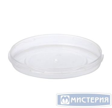 Контейнер под пресервы и мёд, 300мл d=173 мм, h=21мм, полупрозрачный, ПП