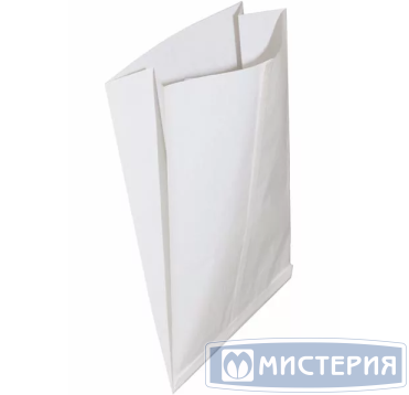 Пакет пищевой [180+90]х360 мм без руч., без окна, бел., бум., 1000 шт/кор 1 000 шт/упак РОССИЯ